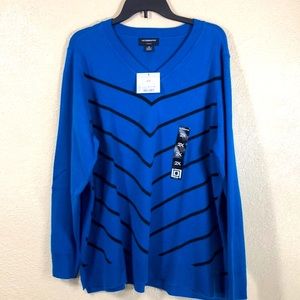 Liz Claiborne Sweater Blue Black NWT Size 2X